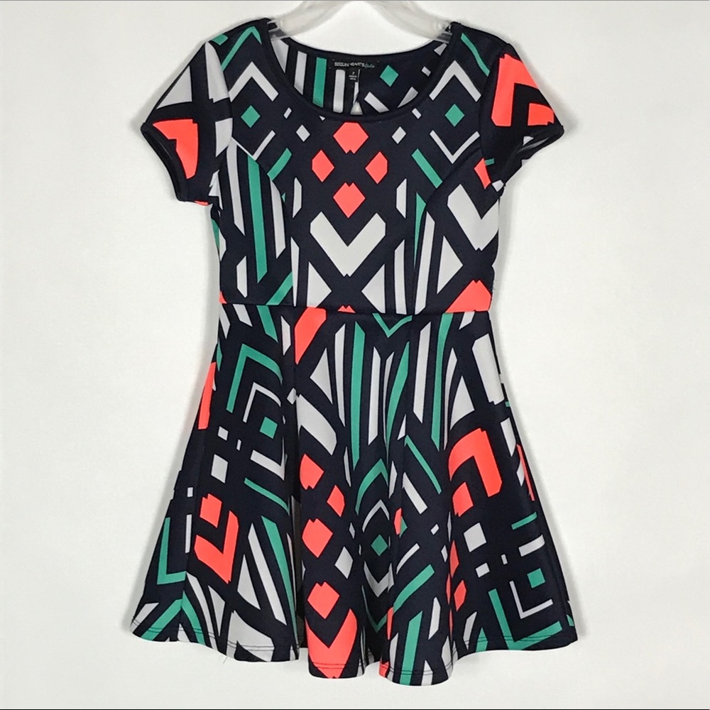 Sequin Hearts Girls Dress
